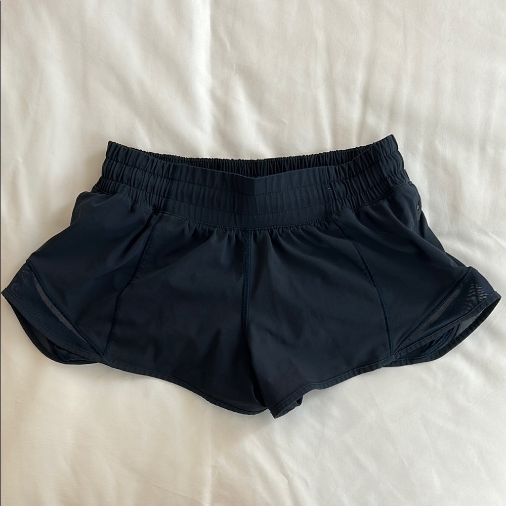 Lululemon Athletica Navy Athletic Shorts Lightweight Elastic Waist